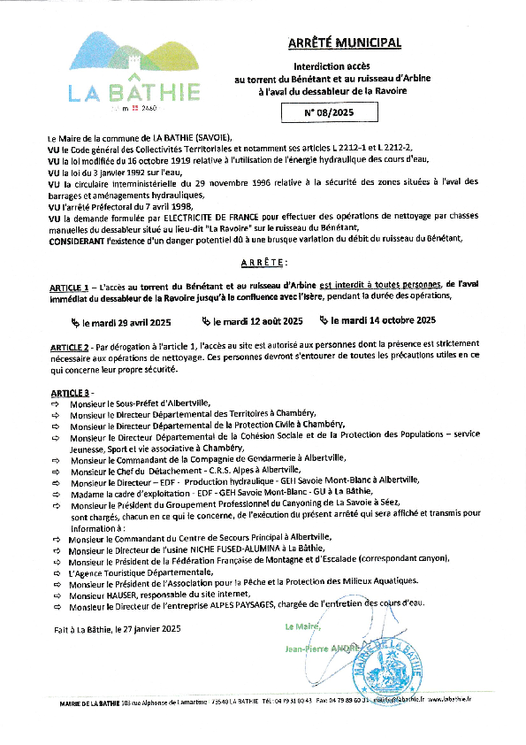 Benetant 2025 - Compagnie des Guides Vanoise
