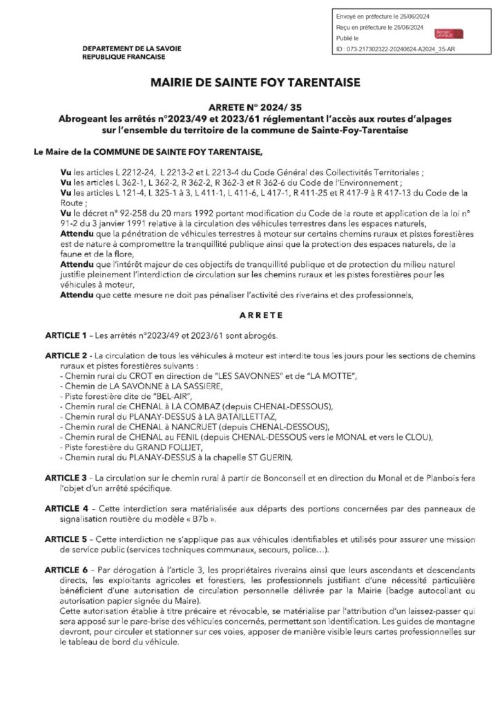 Ste Foy arrete rtes alpages p1 - Compagnie des Guides Vanoise